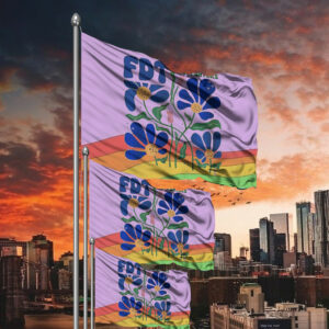 2025 FDT anti trump Flag