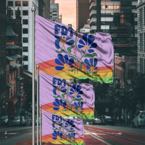 2025 FDT anti trump Flag