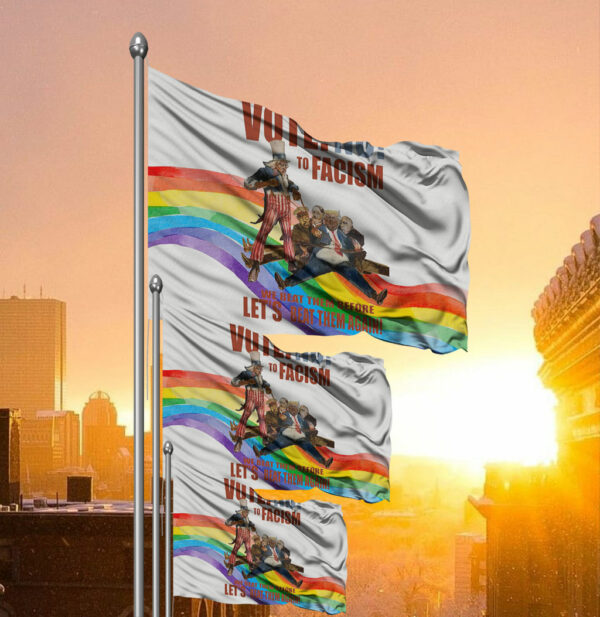 Anti Trump Postcards Flag