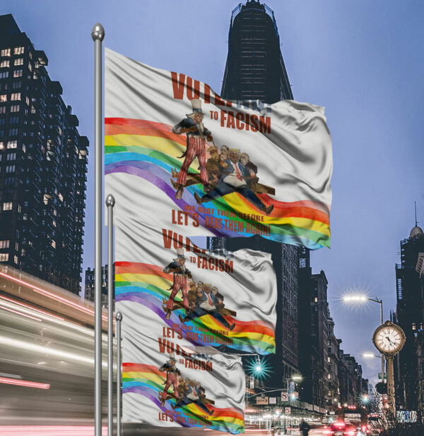 Anti Trump Postcards Flag