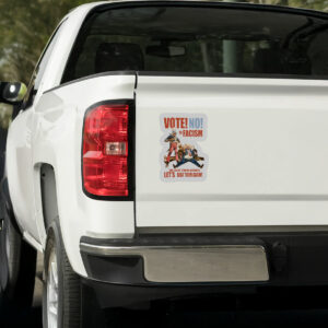 Anti Trump Postcards Sticker