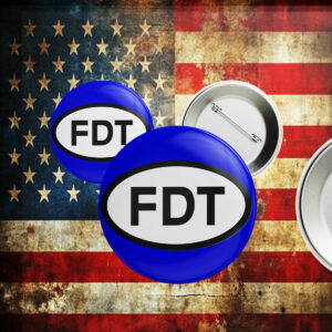 F*ck Donald Trump Button Anti-MAGA