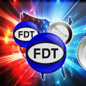 F*ck Donald Trump Button Anti-MAGA