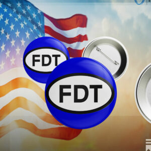 F*ck Donald Trump Button Anti-MAGA