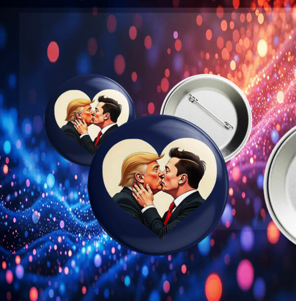 Donald Trump Elon Musk Love Buttons