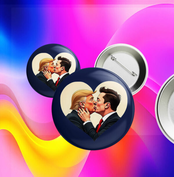 Donald Trump Elon Musk Love Buttons