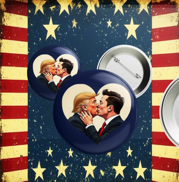 Donald Trump Elon Musk Love Buttons