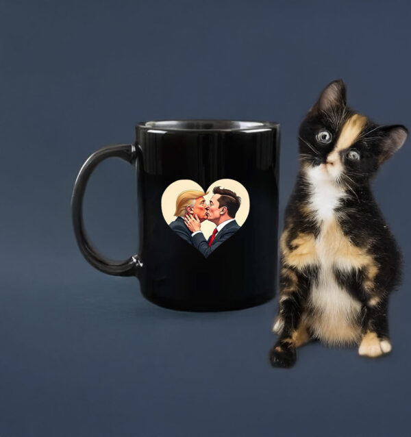 Donald Trump Elon Musk Love Mug