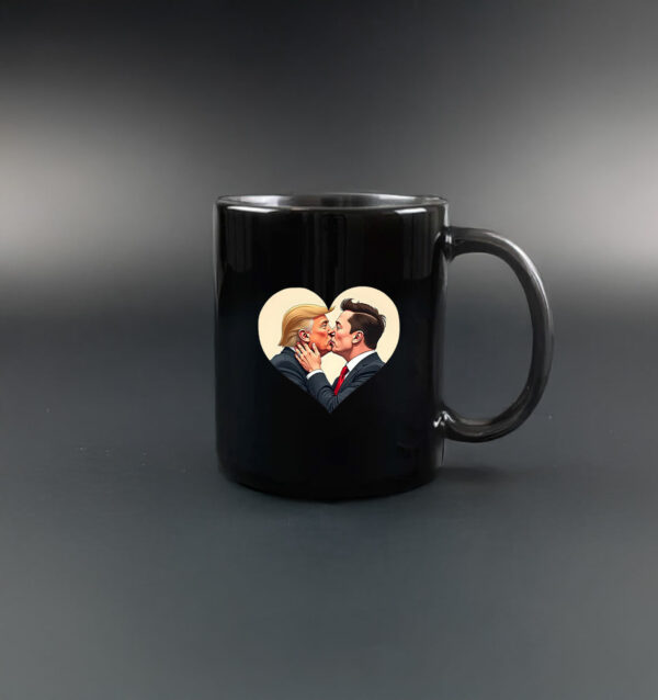 Donald Trump Elon Musk Love Mug