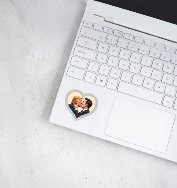 Donald Trump Elon Musk Love Sticker