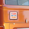 F Elon and the Felon Sticker ,Car Magnet Anti Trump
