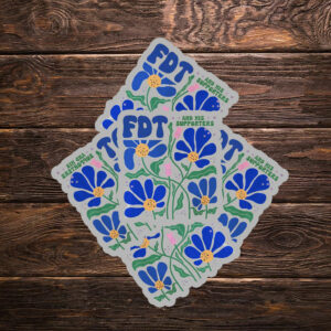 FDT And His Supporters Flower Sticker ,Car Magnet Anti Trump