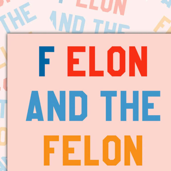 FDT F Elon and the Felon Sticker