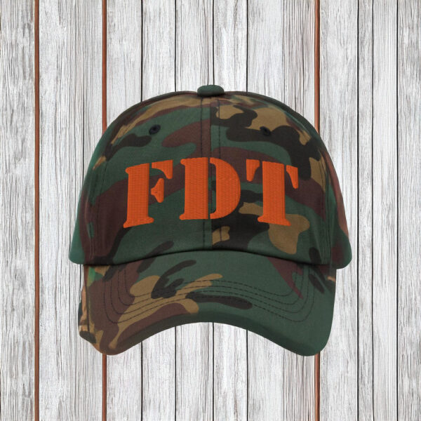 FDT Hat Anti Trump Camo Hat