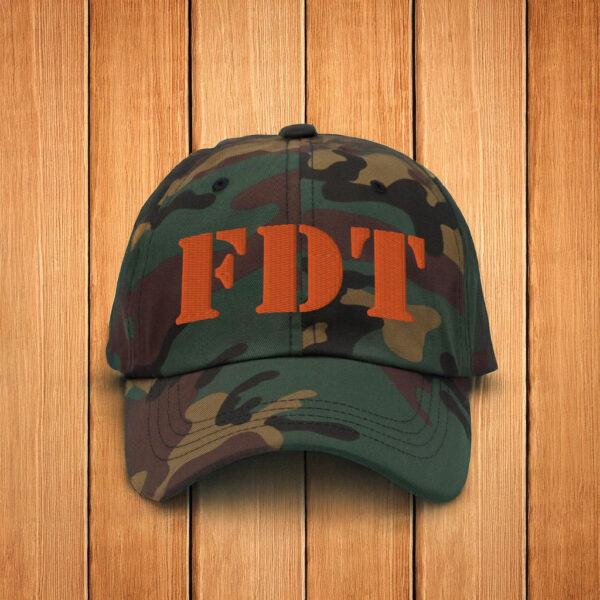 FDT Hat Anti Trump Camo Hat