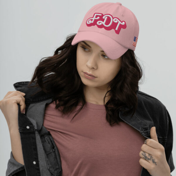 FDT Hat (Fuck Donald Trump) Pink Barbie Hat