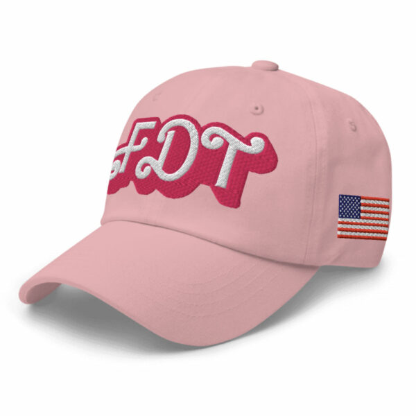 FDT Hat (Fuck Donald Trump) Pink Barbie Hat