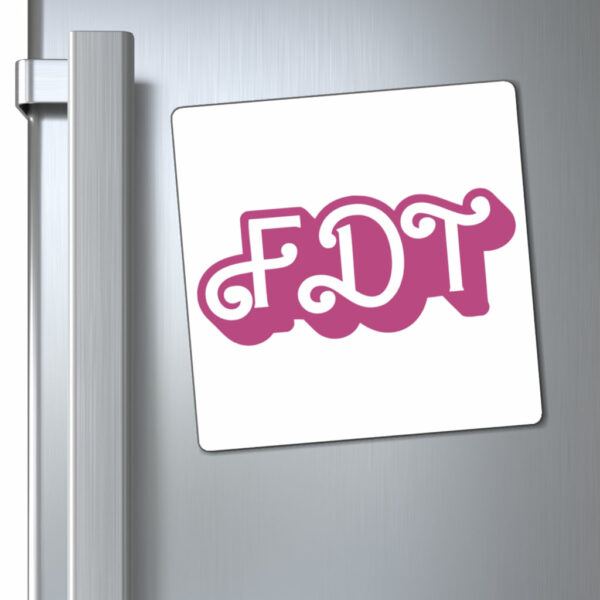 FDT Magnets (Fuck Donald Trump) Pink Barbie Sticker