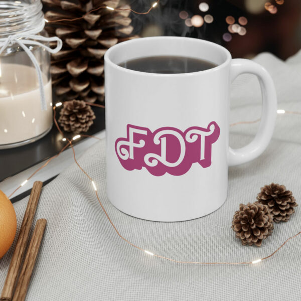 FDT Mug (Fuck Donald Trump) Pink Barbie Mug