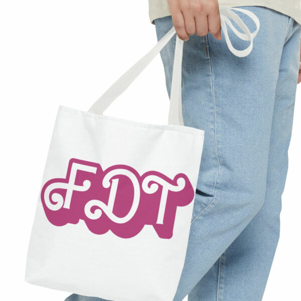 FDT Tote Bag (Fuck Donald Trump) Pink Barbie Tote Bag