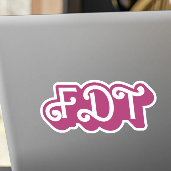 FDT Vinyl Decals (Fuck Donald Trump) Pink Barbie Sticker US