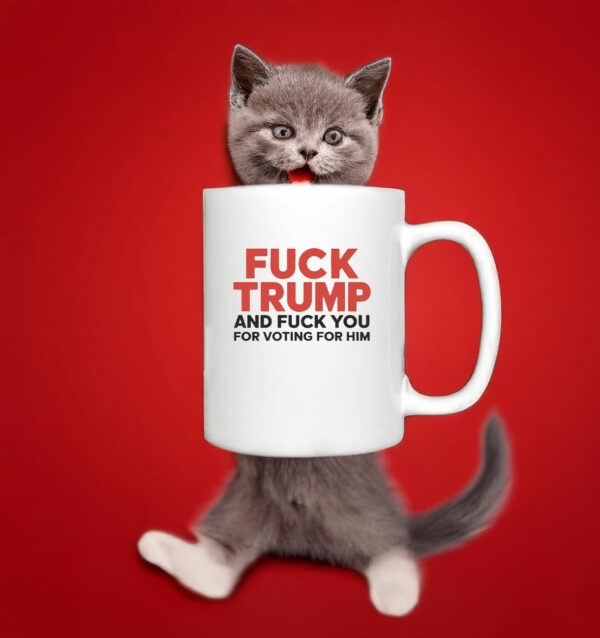 Fuck Trump And Fuck You For Voting For Him 2025 Mug