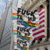 Fuck Trump and Fuck You For Voting For Him Flag