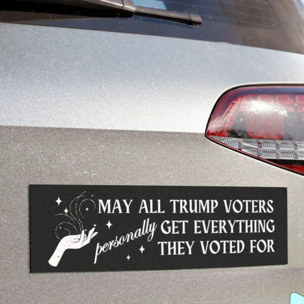 Hope You Get What You Voted For Sticker ,Car Magnet