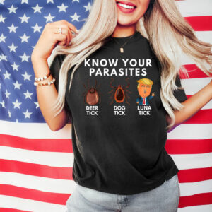 Know Your Parasites Deer Tick Dog Tick Luna Tick T-Shirt