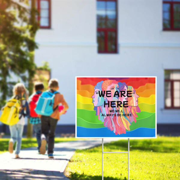 LGBTQ -Transgender Pride Yard Sign