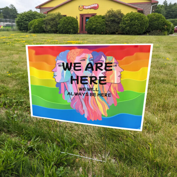 LGBTQ -Transgender Pride Yard Sign