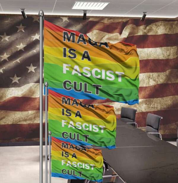 MAGA Is A Fascist Cult Flag