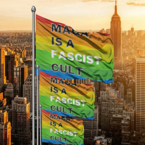 MAGA Is A Fascist Cult Flag