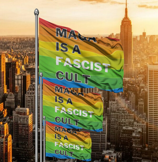 MAGA Is A Fascist Cult Flag