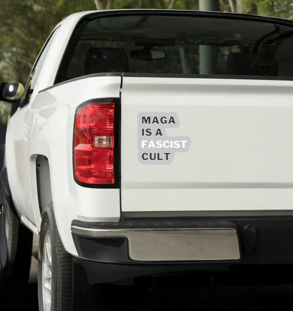 MAGA Is A Fascist Cult Sticker