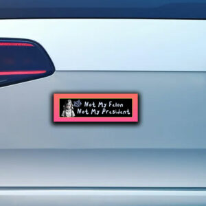 Not My Felon, Not My President - Sassy Schoolgirl Sticker ,Car Magnet