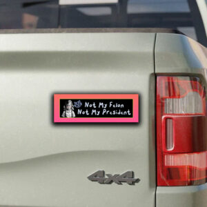 Not My Felon, Not My President - Sassy Schoolgirl Sticker ,Car Magnet