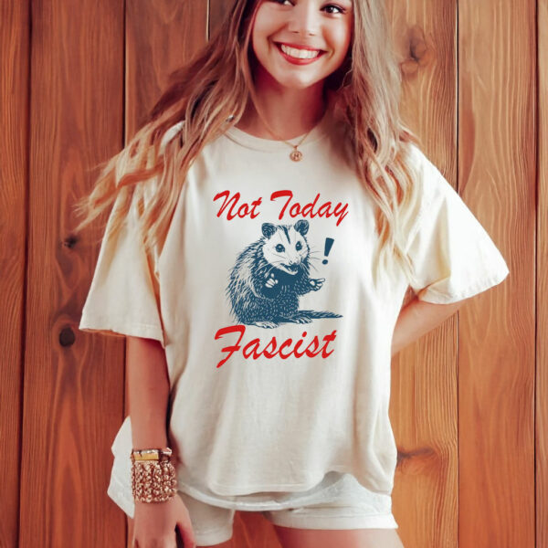 Not today fascist T-Shirt anti trump