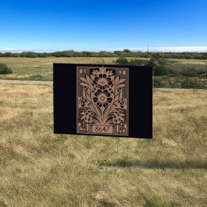 86 47 Anti Trump, Floral Feminist Yard Sign