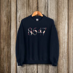 8647 Subtle Anti Trump, Floral Fuck MAGA Fascism T-Shirt