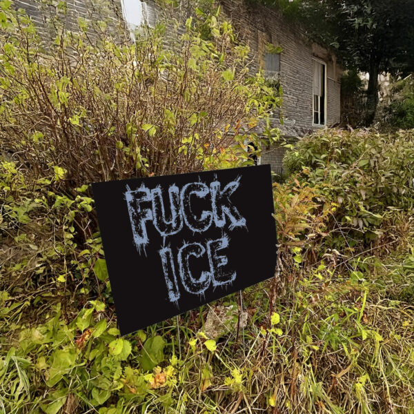 Anti Trump Abolish ICE Yard Sign, Chinga La Migra