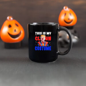 Anti Trump Clown Costume Funny Halloween President Mug