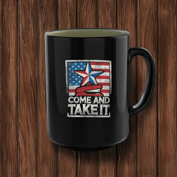 Anti Trump Come and Take It Red Stapler Mug