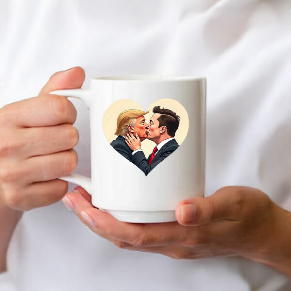 Anti Trump ,Donald Trump Elon Musk Love Mug