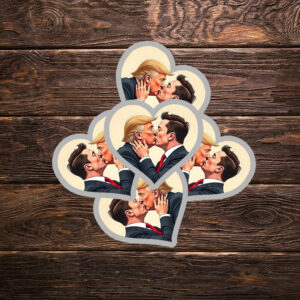 Anti Trump ,Donald Trump Elon Musk Love Sticker ,Car Magnet