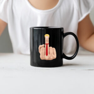 Anti Trump Vector Illustration Mug