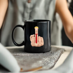 Anti Trump Vector Illustration Mug