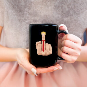 Anti Trump Vector Illustration Mug
