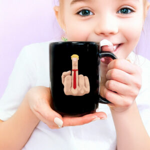Anti Trump Vector Illustration Mug