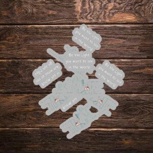 Be The Light You Want To See In The World Anti Trump Sticker ,Car Magnet